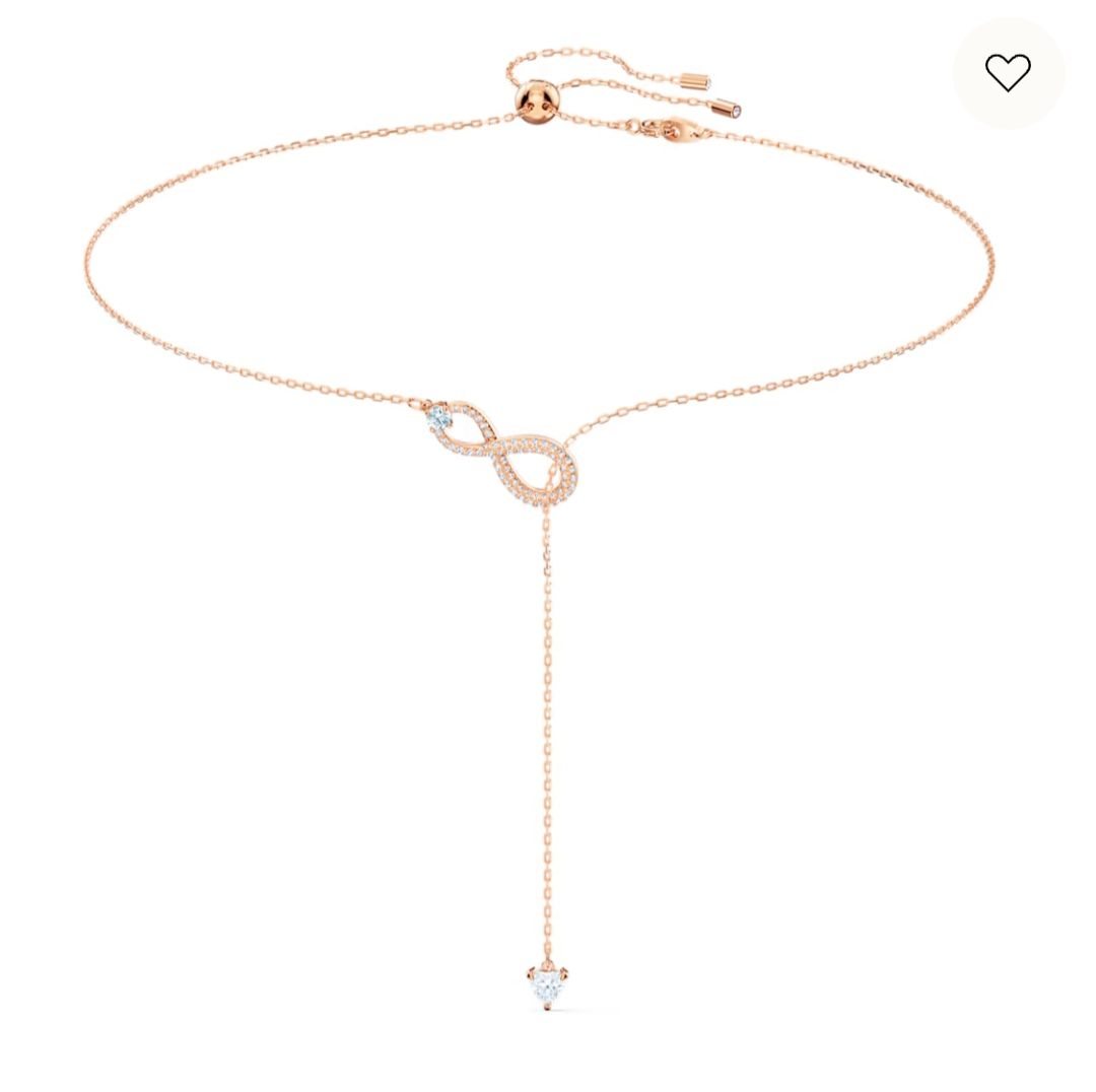 Swarovski Ketten: Swarovski Necklace Rosegold "Infinity" – Neu (gemäss Beschreibung) aus Zürich von van_hzh7
