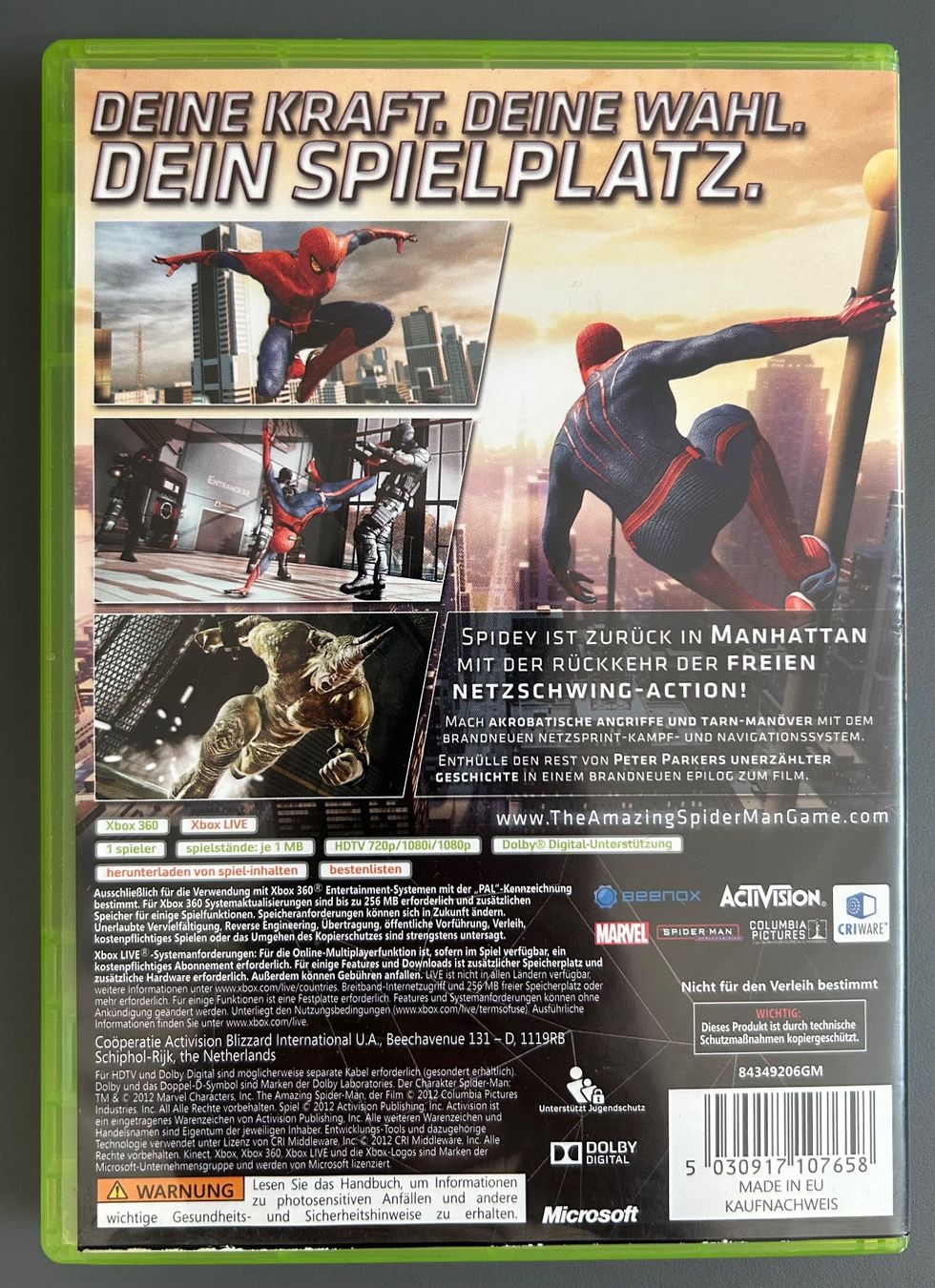 Giochi: The Amazing Spider-Man - Xbox 360 – Usato da Obfelden venduto da jenxbp 1