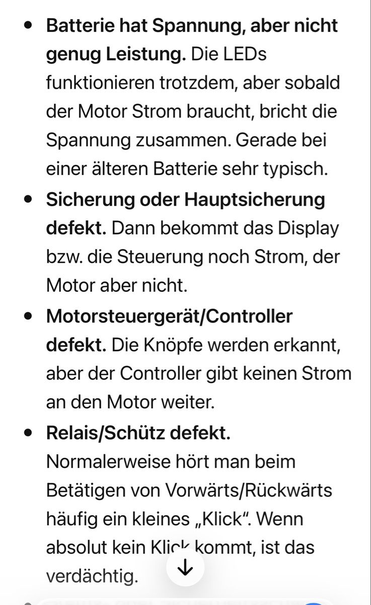 Trolley: Golfcart Elektro Golfomania – Difettoso da Tägerwilen venduto da marvin69 2