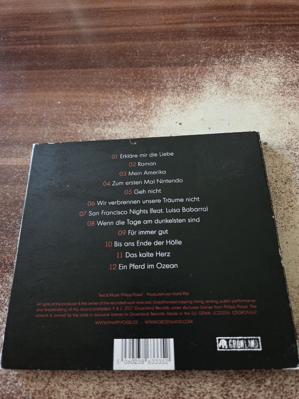 CD: Philipp Poisel - Mein Amerika – Usato da Wattenwil venduto da Mage66 1