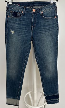 True Religion Damenjeans Jeans Gr.W28 Skinny Blau Damen NEU