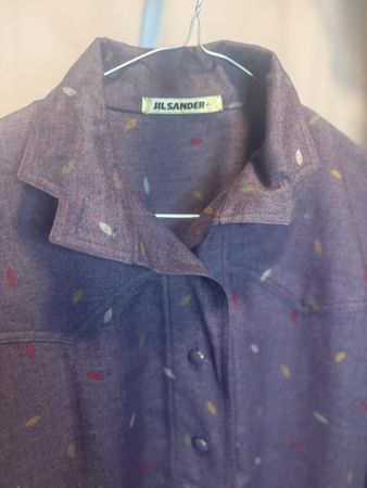 Jil Sander vintage colorful purple dress