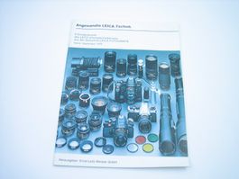 Angewandte Leica Technik, 6 Sonderdrucke Katalog