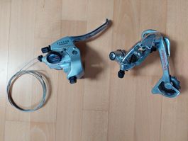 🚲NEU: Shimano Nexave 7G SCHALT-/BREMSHEBEL +WECHSEL ..-T300