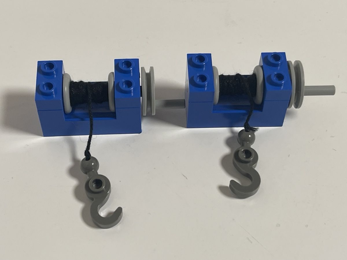 Lego Giocattoli: Lego - 2 Seilwinden – Usato da Gelterkinden venduto da cobra0110
