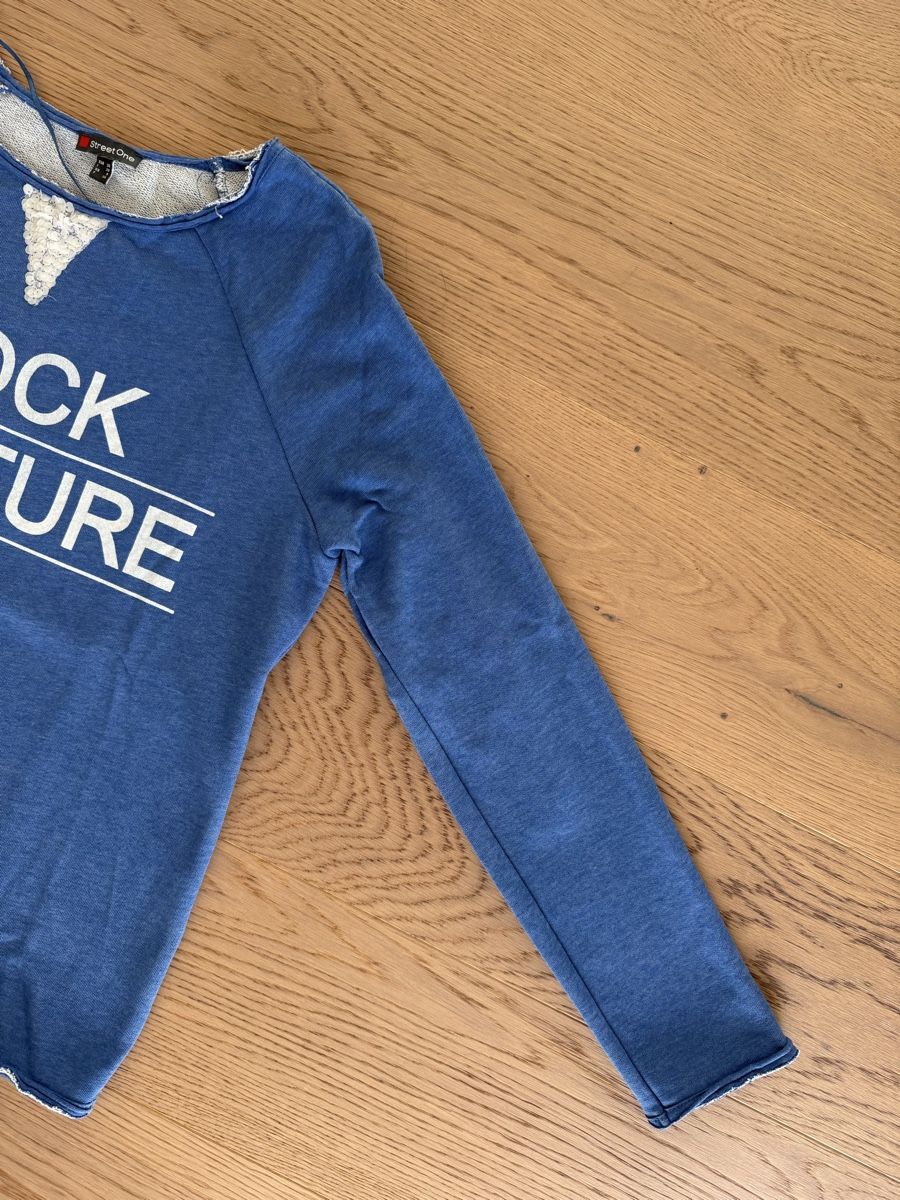 Maglioni & Felpe: Street One Pullover, blau,"Rock Couture N°1" – Usato da Richterswil venduto da KAYLEIGH_77 1