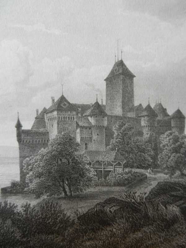 Stiche: Schloss Chillon château – Gebraucht aus Risch von Rischli15 4