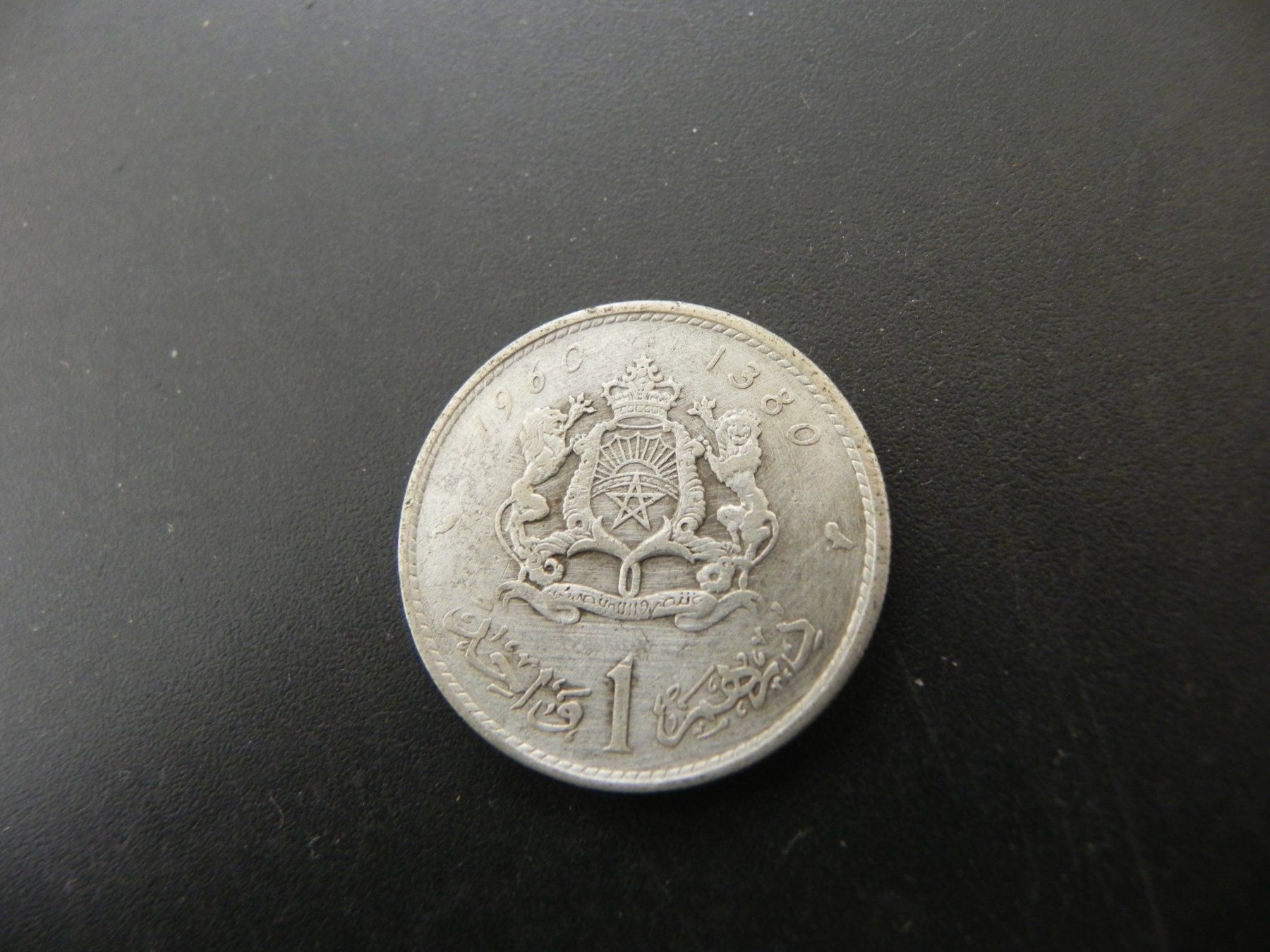 Tutti le monete: Marokko 1 Dirham 1960 Silber (0.6) 6 g – Usato da Biel/Bienne venduto da Gogolozi