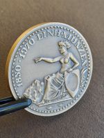 120 Jahre Schweizer Einheitsmünzen 1850-1970 Bronze Medaille