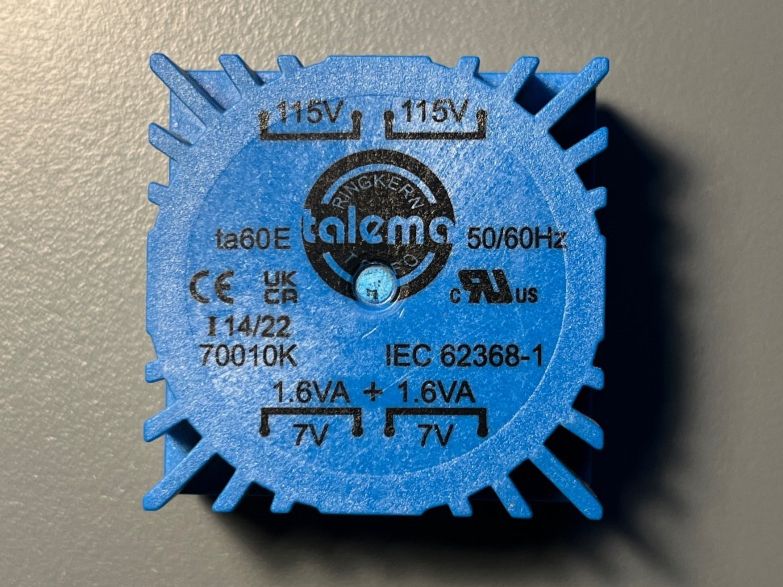 Componenti elettronici: TALEMA Transformator, 2x7V, 3.2VA, Audio HighEnd, streuarm – Nuovo e nell'imballaggio originale da Pfäffikon (ZH) venduto da 5777