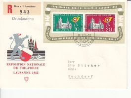 SBK W35 auf FDC d   Kat. Fr. 210.-