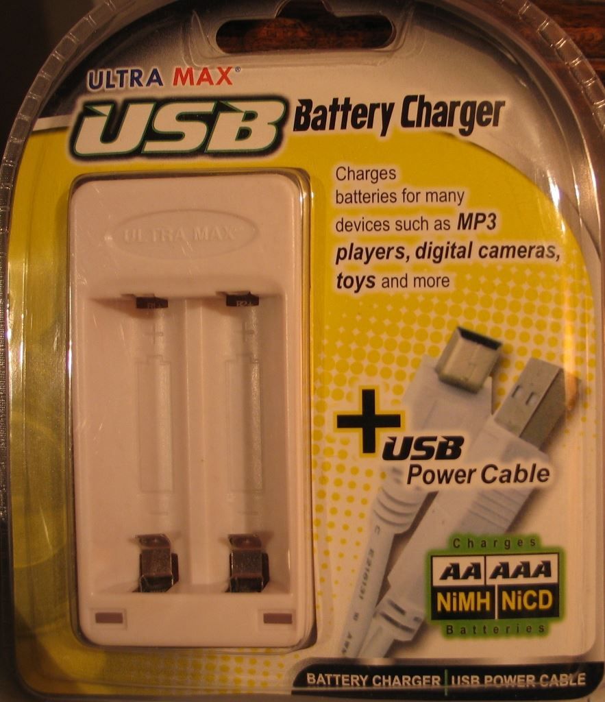 Akkus & Batterien: USB Batterie-Ladegerät unter 2 Franken – Neu und originalverpackt aus Diepoldsau von preisparadies-ch 2