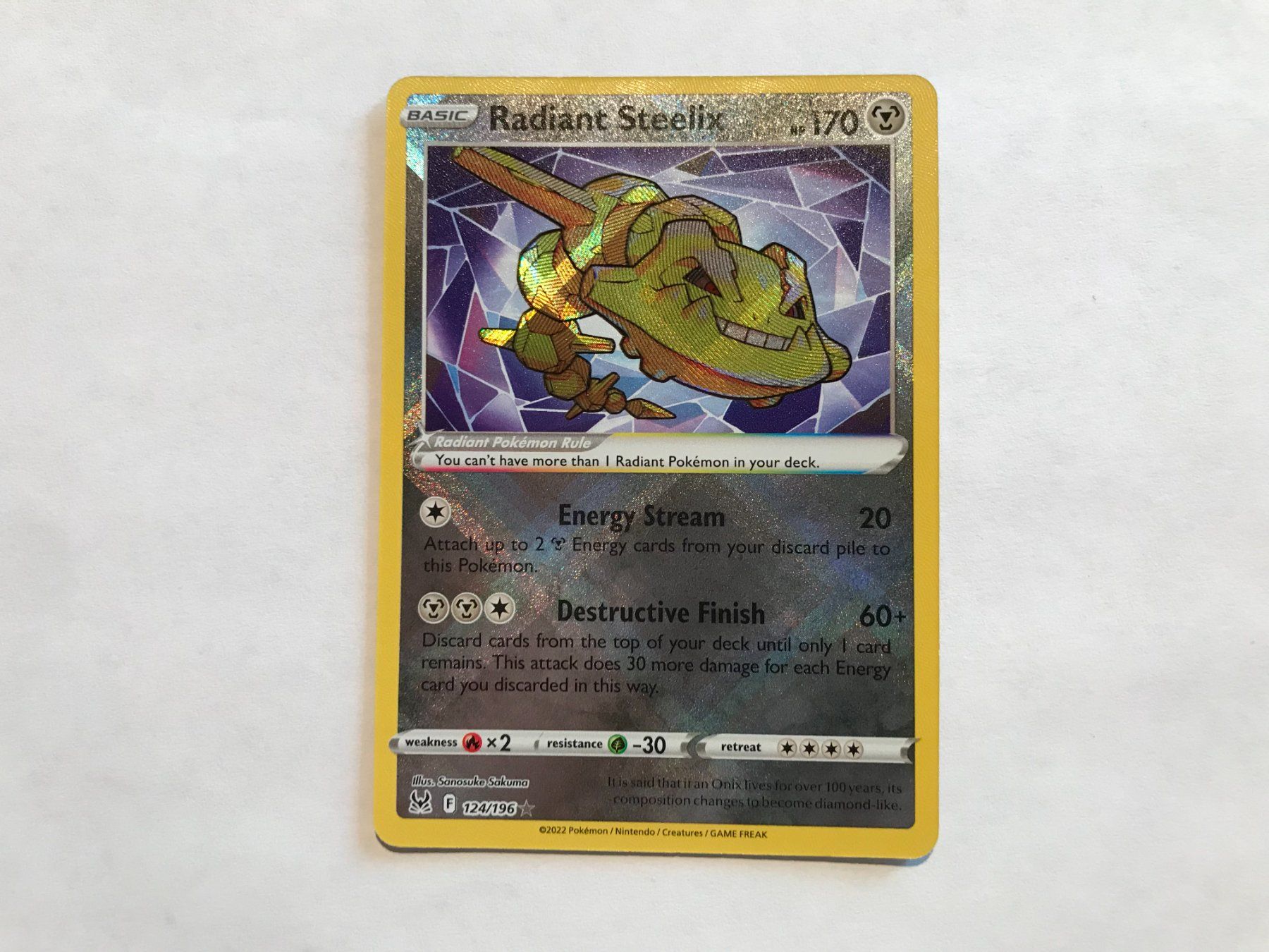 Pokémon Sammelbilder & Trading cards: Radiant Steelix Lost Origin EN – Gebraucht aus Hagendorn von Pokecollectorch 1