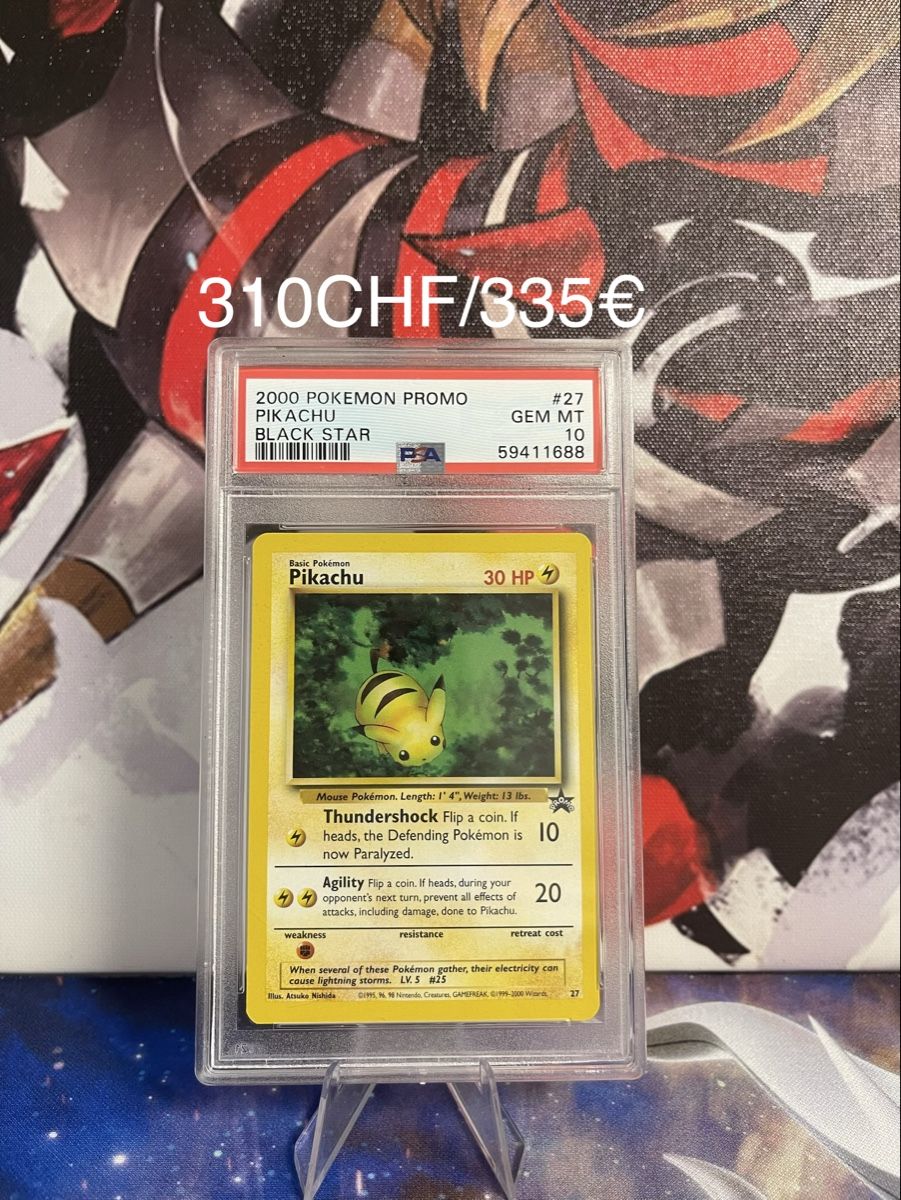 Pokémon Cartes à collectionner: Pokemon Pikachu Promo psa 10  – D'occasion à Breitenbach par KithusPokeKingdom