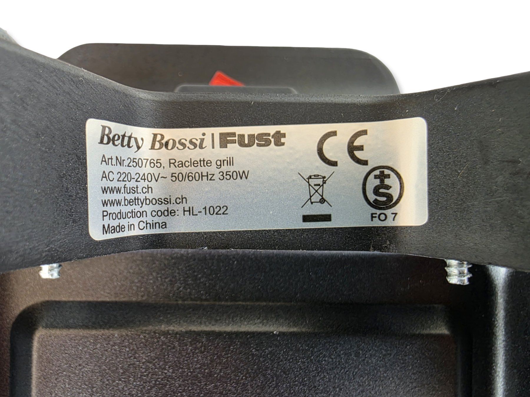 Betty Bossi Elettrodomestici da cucina: BETTY BOSSI 2er Raclettofen – Usato da Oberdorf SO venduto da julian027 8