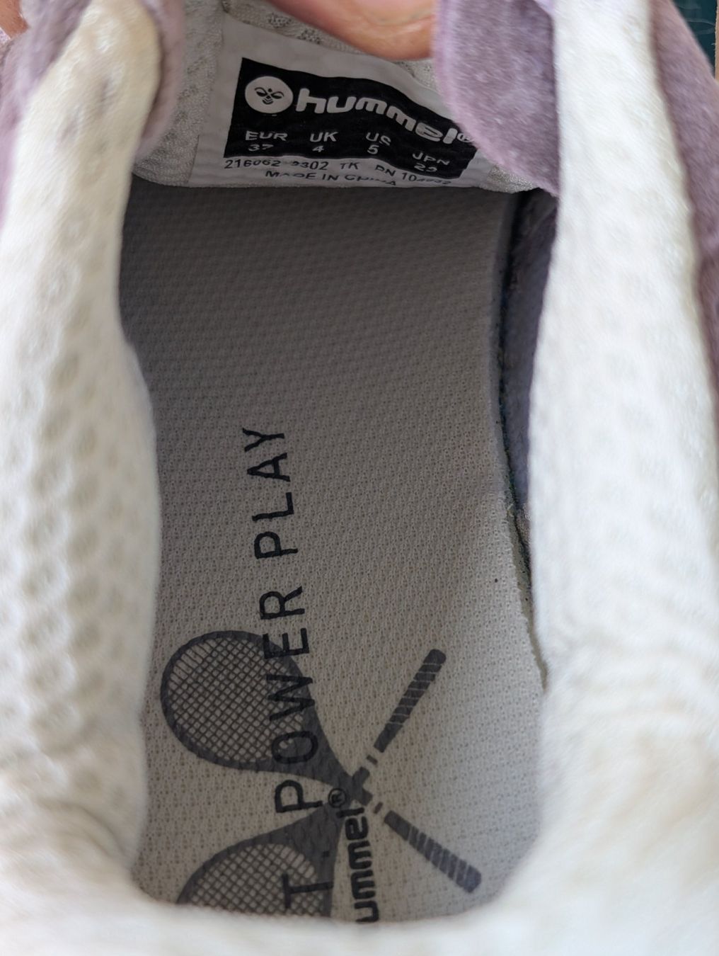 Hummel Scarpe da donna: Hummel Sneaker St. Power Play lila neu / 37 – Nuovo e nell'imballaggio originale da Bern venduto da Mantel0 5