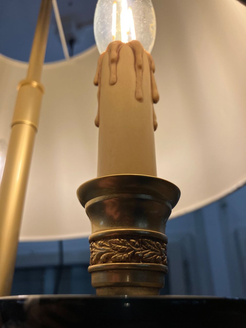 Lampade: Tischlampe, Goldfarben, Vintage Stil – Usato da Dübendorf venduto da sdbu-frappant 3