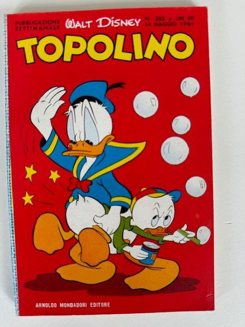 Fumetti: RARISSIMO TOPOLINO LIBRETTON.295 ANNI 1961 – Usato da Davesco-Soragno venduto da kappas