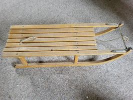 Holzschlitten, Schlitten, Top Zustand für Winter!