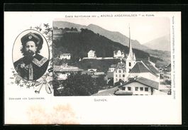 AK Sarnen, Blick auf den Kirchturm