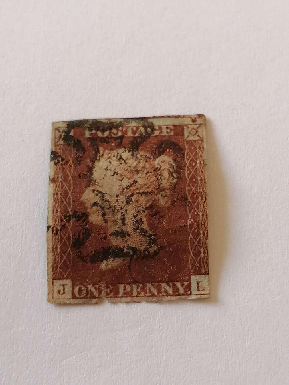 Alle Briefmarken: One Penny Red 1841  – Gebraucht aus Happerswil von tschergi