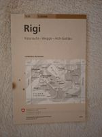 Carte de randonnée Rigi 1:25000 Küssnacht Weggis Arth Goldau