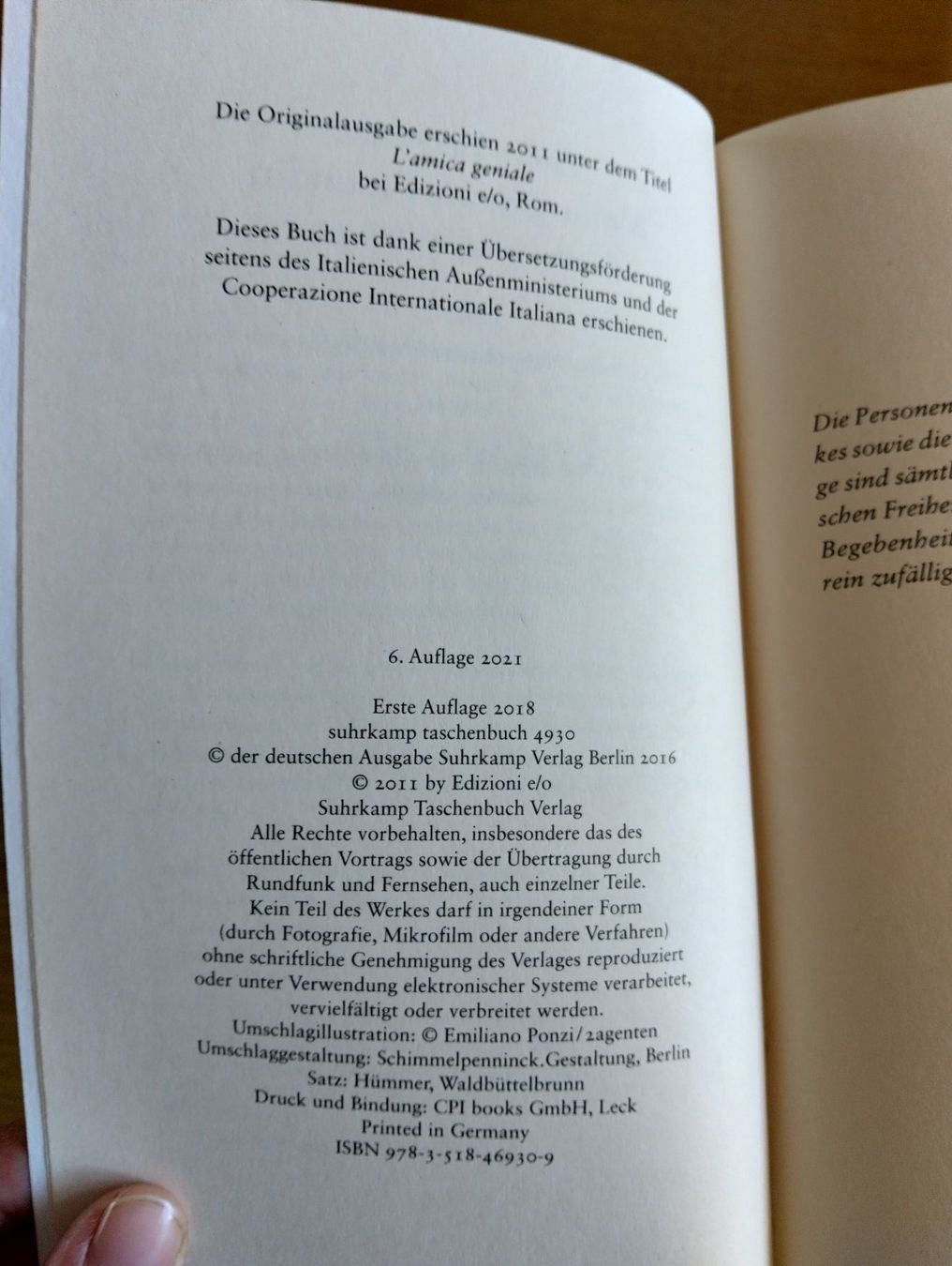 Bücher: Buch: Meine Geniale Freundlin – Gebraucht aus Rorschacherberg von Voegeli92 3