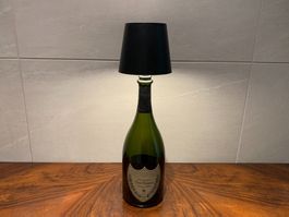 Tischlampe für Flasche mit Akku