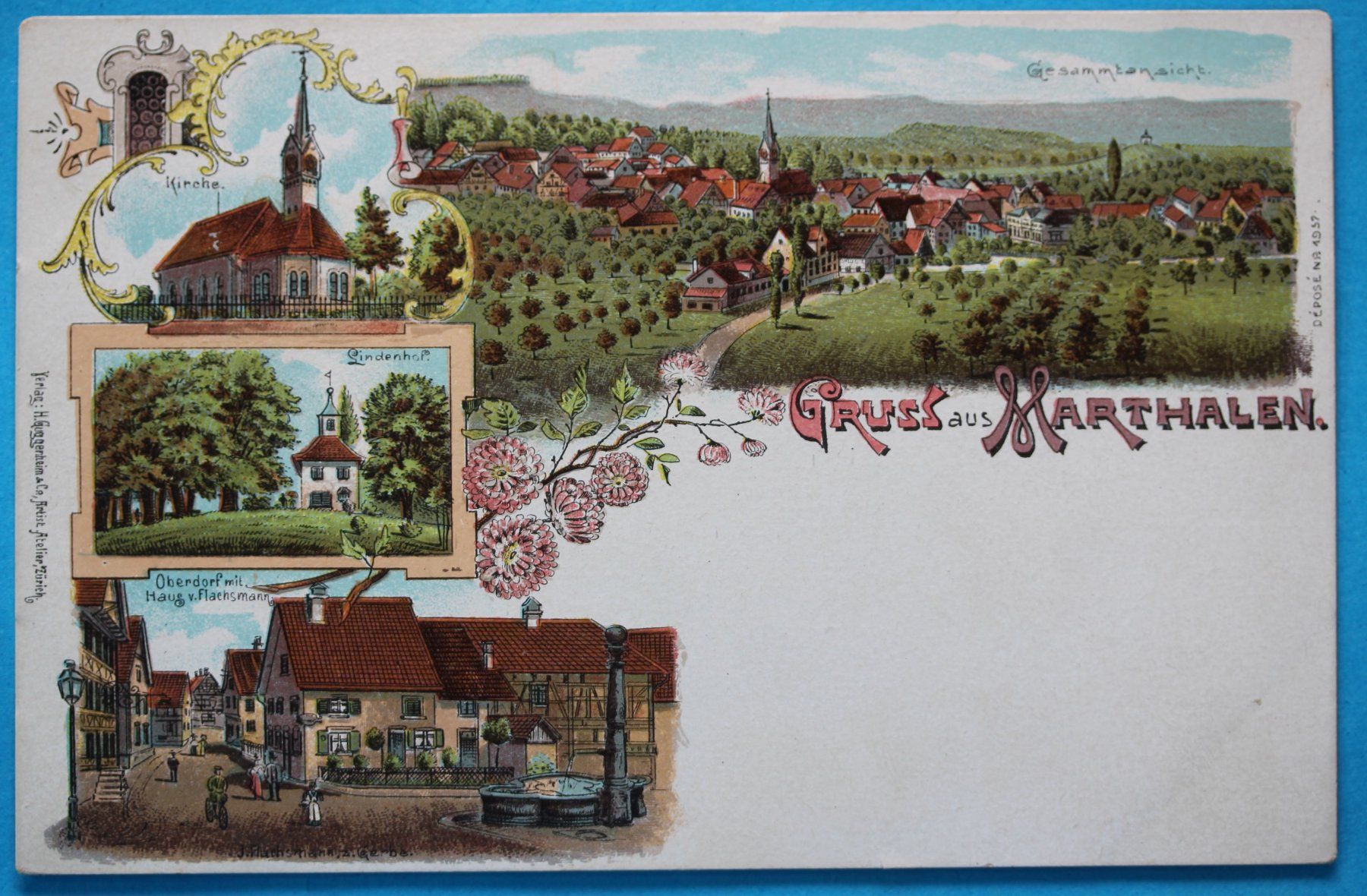 Ansichtskarten: MARTHALEN LITHO AK – Gebraucht aus Lotzwil von pirolh