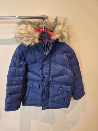 Winterjacke blau, Gr. 110   C + A