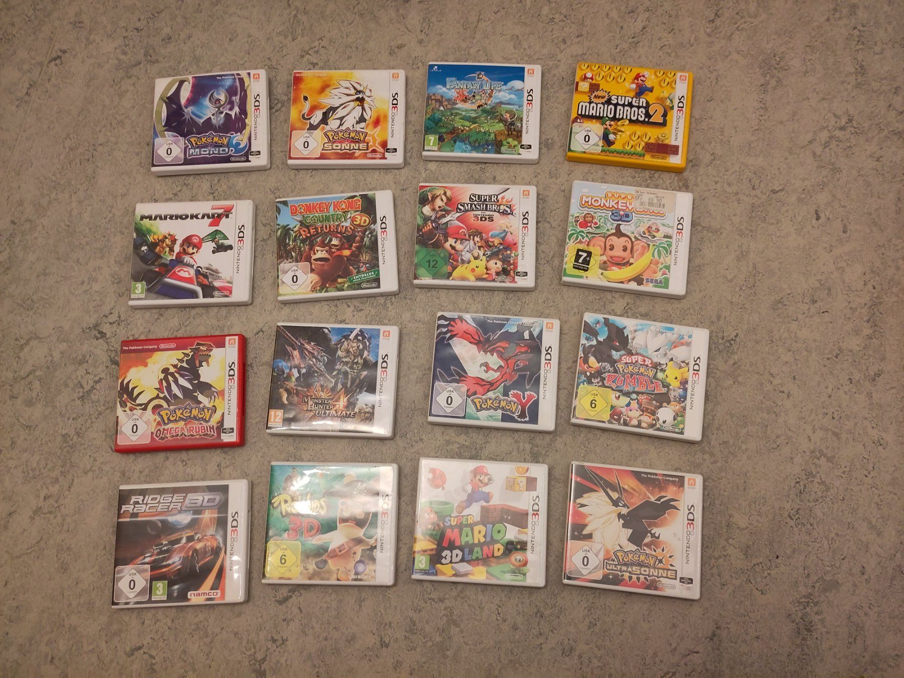 Nintendo Giochi: 3DS Game-Sammlung 16 Spiele – Usato da Winterthur venduto da dav_xf5f
