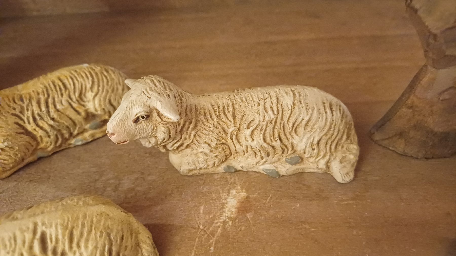 Figuren: 4 Antike Krippenfiguren Schafe – Gebraucht aus Flawil von Naphtali 6