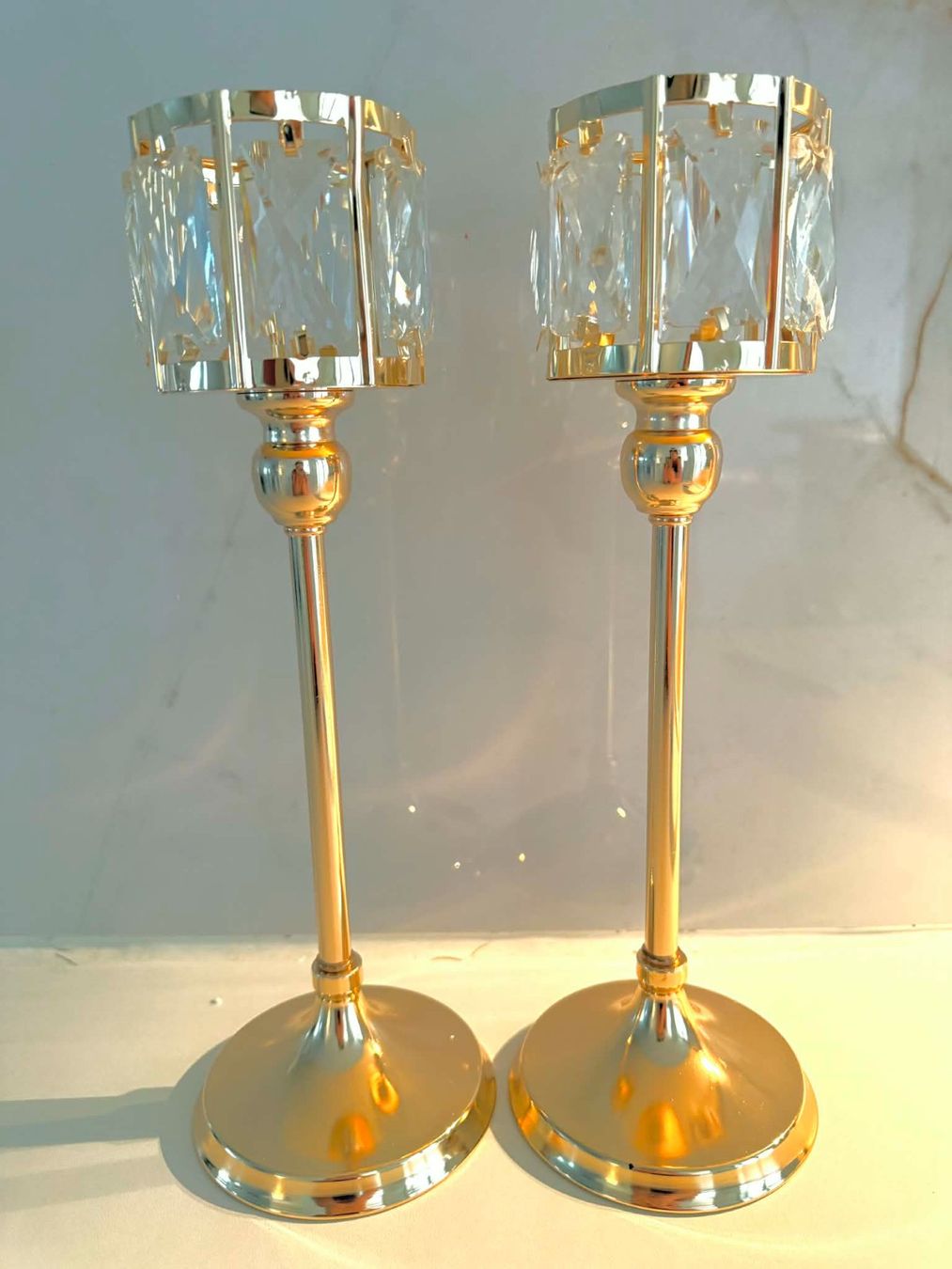 Portacandele: 2x Grosse luxuriöse Kerzenhalter neu – Nuovo e nell'imballaggio originale da Bern venduto da Miraitrading 1