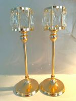 2x Grosse luxuriöse Kerzenhalter neu