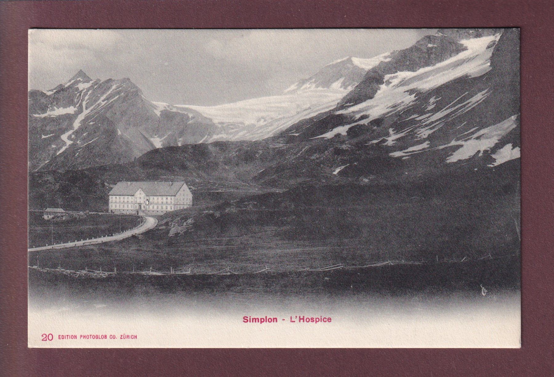 Cartoline postali: SIMPLON - Hospice – Usato da Pully venduto da nicecards