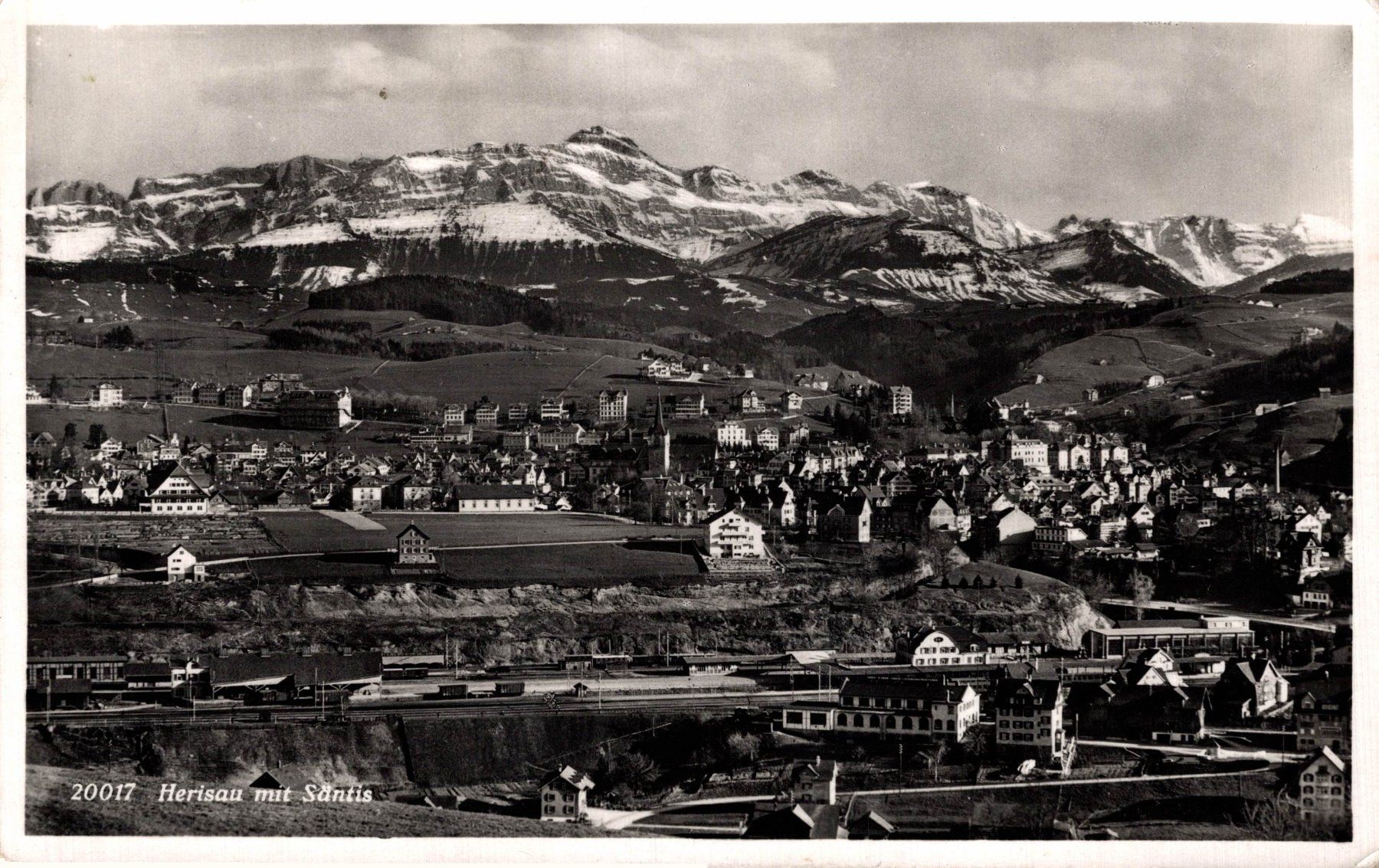 Cartes postales: Herisau mit Säntis – D'occasion à Bronschhofen par Astore
