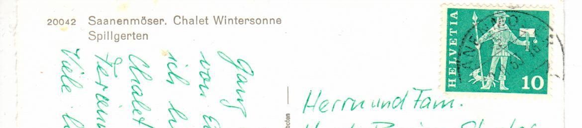 Cartoline postali: Saanenmöser – Usato da Wolhusen venduto da Curver9 1