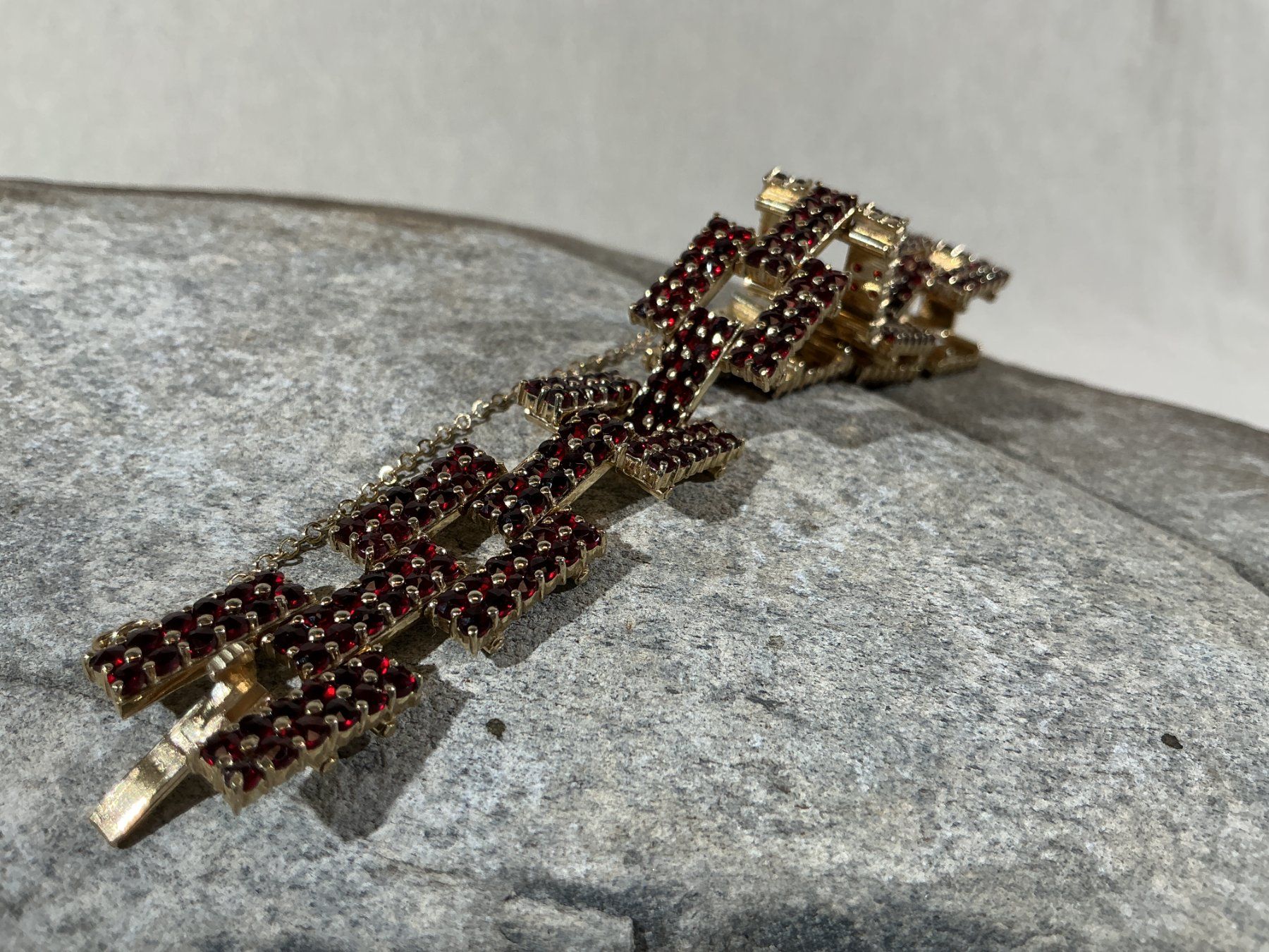 Bracciali & Braccialetti: BÖHMISCHER GRANATSCHMUCK Armband – Nuovo (secondo la descrizione) da Richterswil venduto da Restwert_Richterswil 6
