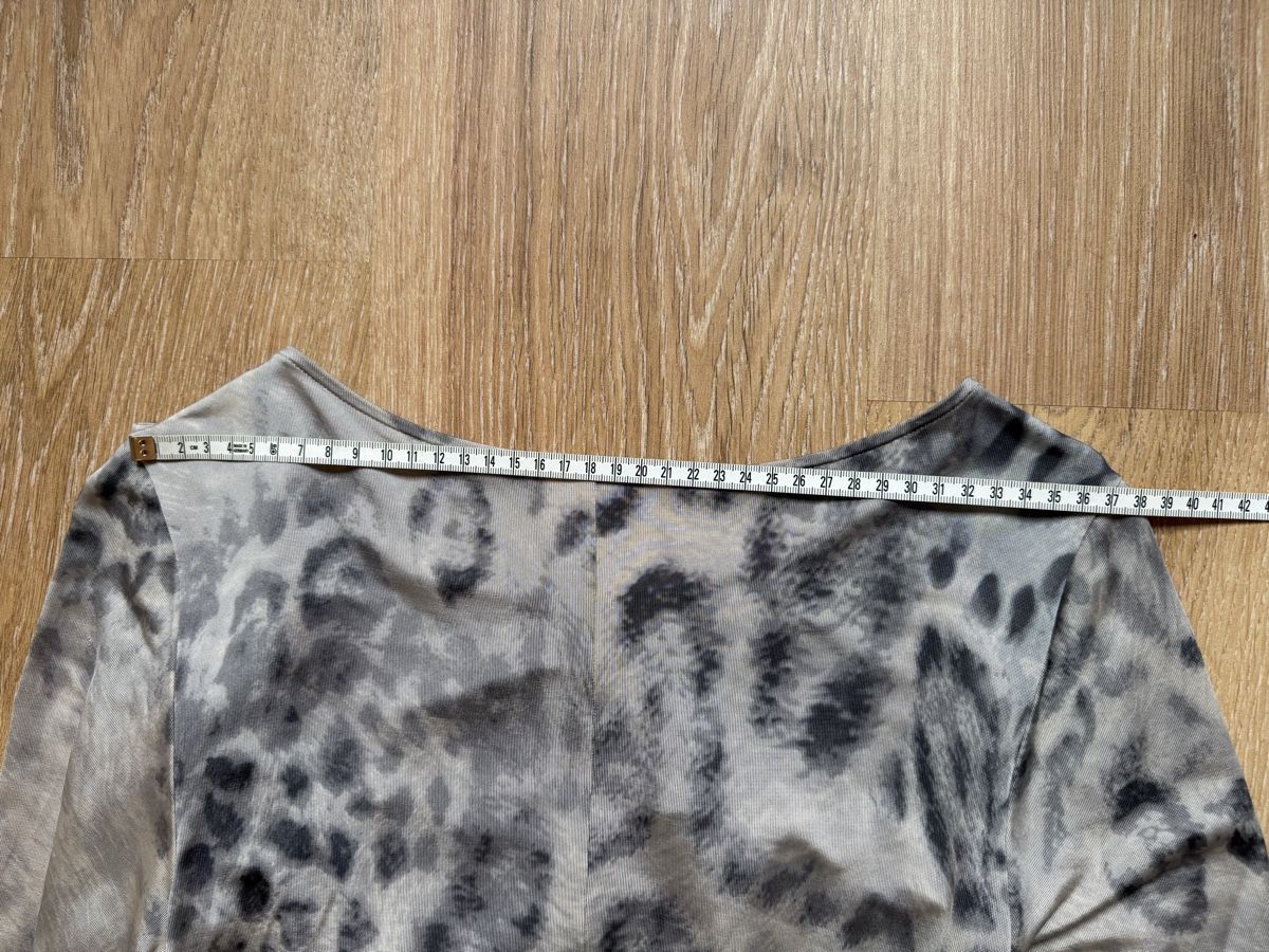 Marc Cain Vestiti: Robe beige/gris léopard Marccain, t.36/S – Usato da Tavannes venduto da Thriftshop 2