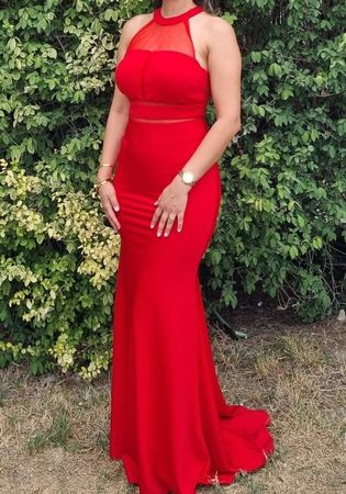 Rotes Abendkleid/Cocktailkleid, Grösse 38, festlich!