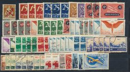 Lot Flugpost 2. Wahl  (Falz oder Stempel)