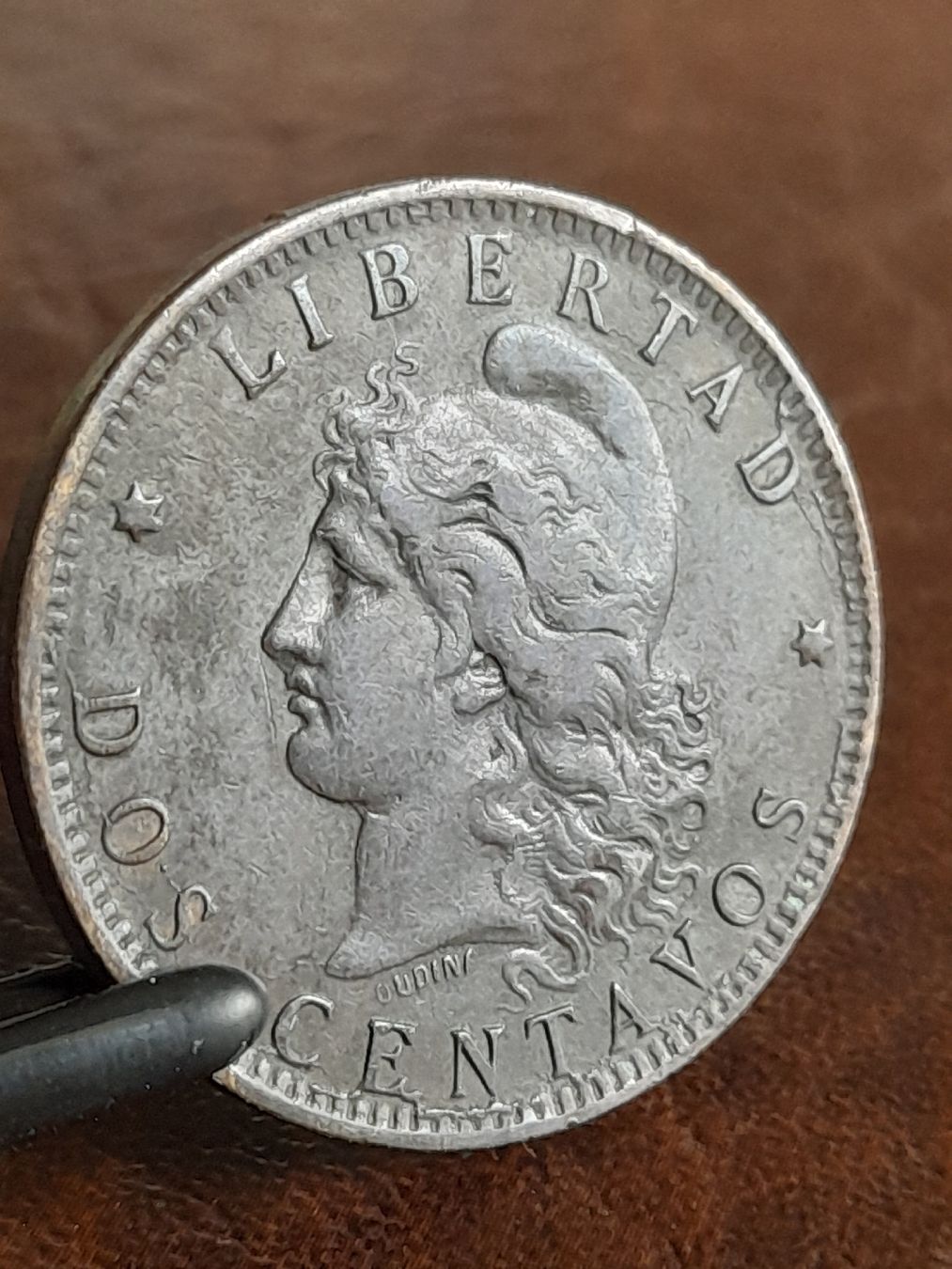Alle Münzen: 2 Centavos 1893 Argentinien  – Gebraucht aus Basel von Basel_20 7