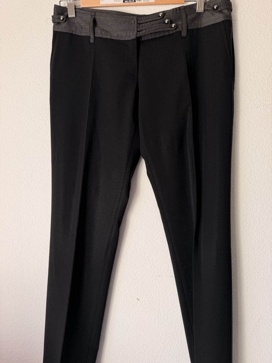Pantaloni: Barbara Bui Black Cigarette Trousers – Usato da Oberwil b. Zug venduto da fis_2wtq