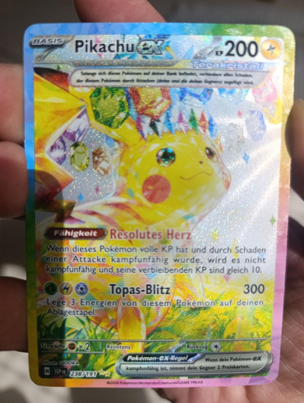 Pokémon Sammelbilder & Trading cards: Pikachu ex - SSP 238 / 191 Pokémon Tgc - DE – Neu (gemäss Beschreibung) aus Richterswil von 8ung_fertig