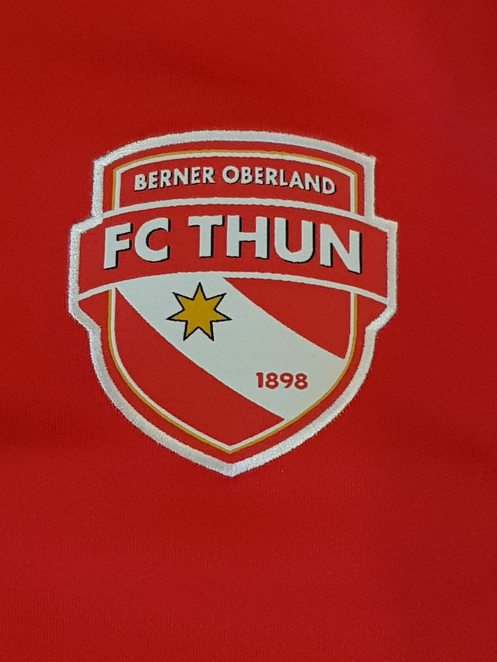 Canottiere & Pantaloni: FC Thun Macron Trikot, 2019/2010, Grosse M – Usato da Le Mouret venduto da Pantini 2