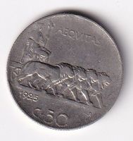 Italien 50 centesimi 1925