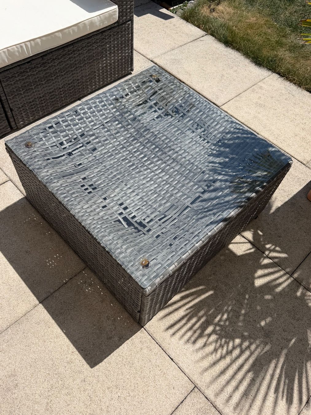 Sofas: Polyrattan Gartengarnitur Lounge Set dunkelgrau gut erhalten – Gebraucht aus Glattfelden von Giovi2002 3