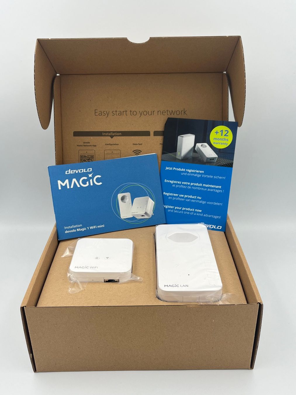 Devolo Unità & Adattatore: devolo Magic 1 WiFi mini Starter Kit Powerline-Adapter 8564 – Nuovo e nell'imballaggio originale da Basel venduto da Xani 2