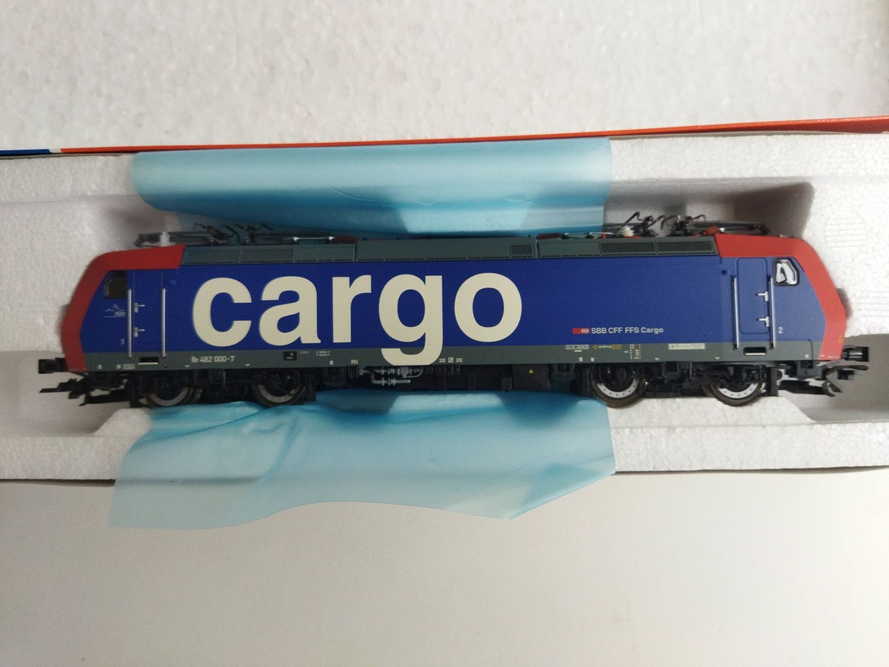 Roco Modelleisenbahnen: E-Lok Re 482 "Cargo" der SBB von Roco H0, WS Digital – Neu und originalverpackt aus La Chaux-de-Fonds von Kat2019