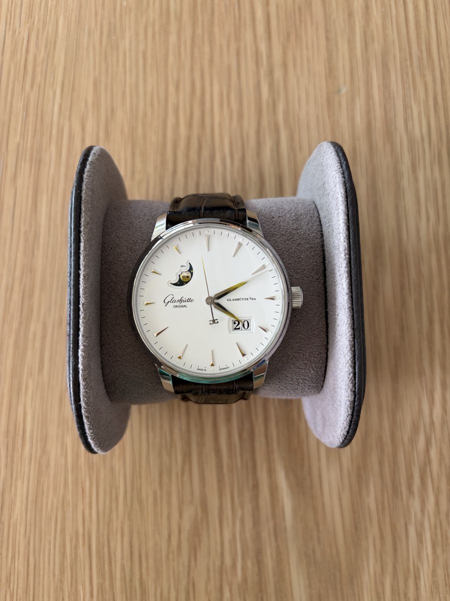 Glashütte Orologi: Glashütte Senator Excellence Panomatic Date Moonphase – Usato da Wettswil venduto da dzlatarev 3